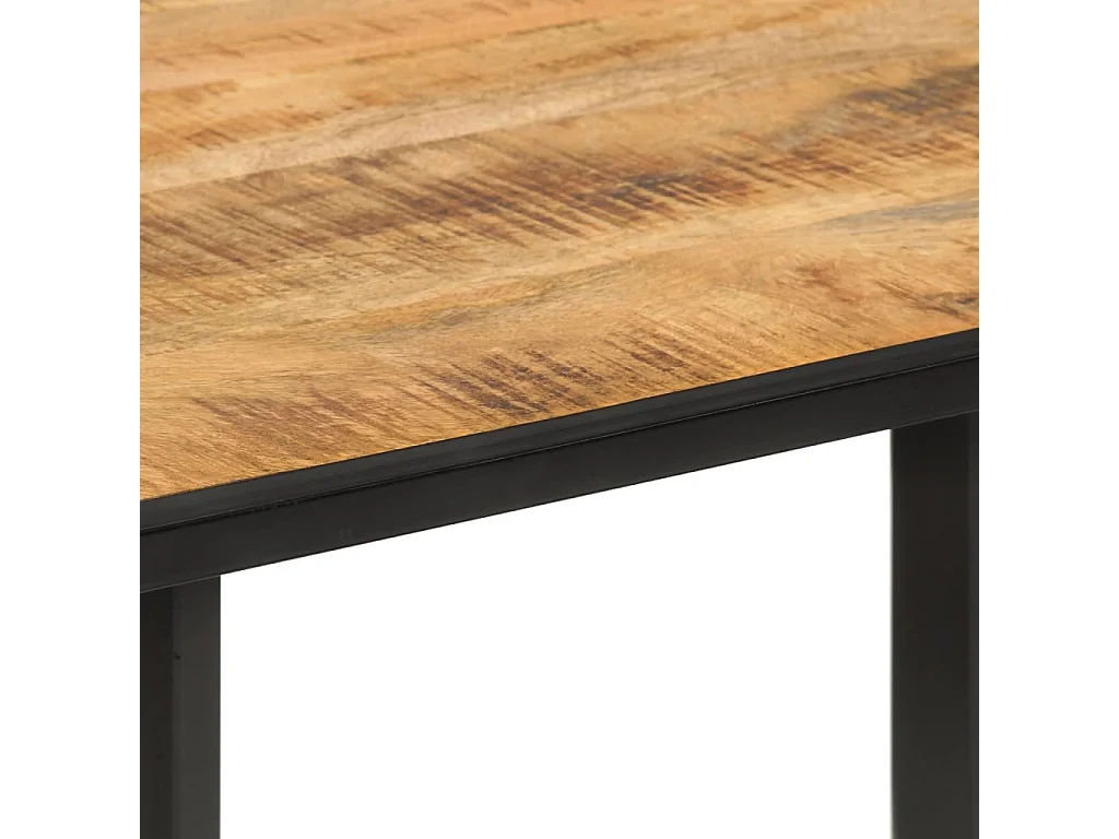 Mesa de jantar 110x55x75,5 cm madeira de mangueira maciça