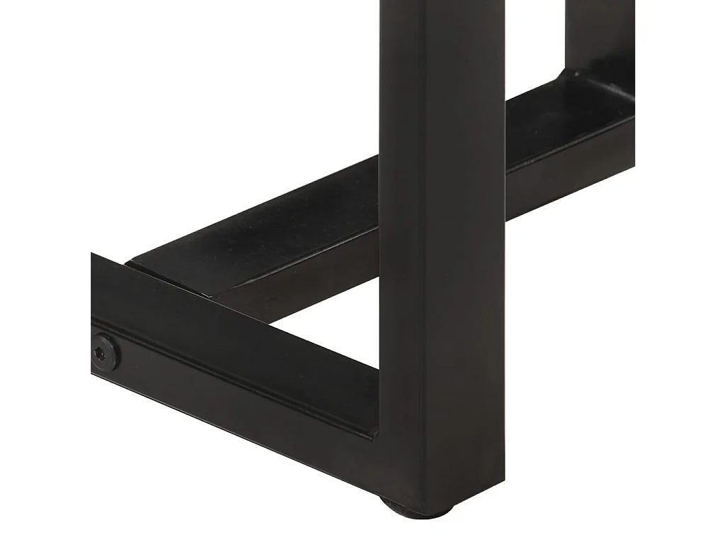 Mesa de jantar 110x55x75,5 cm madeira de mangueira maciça