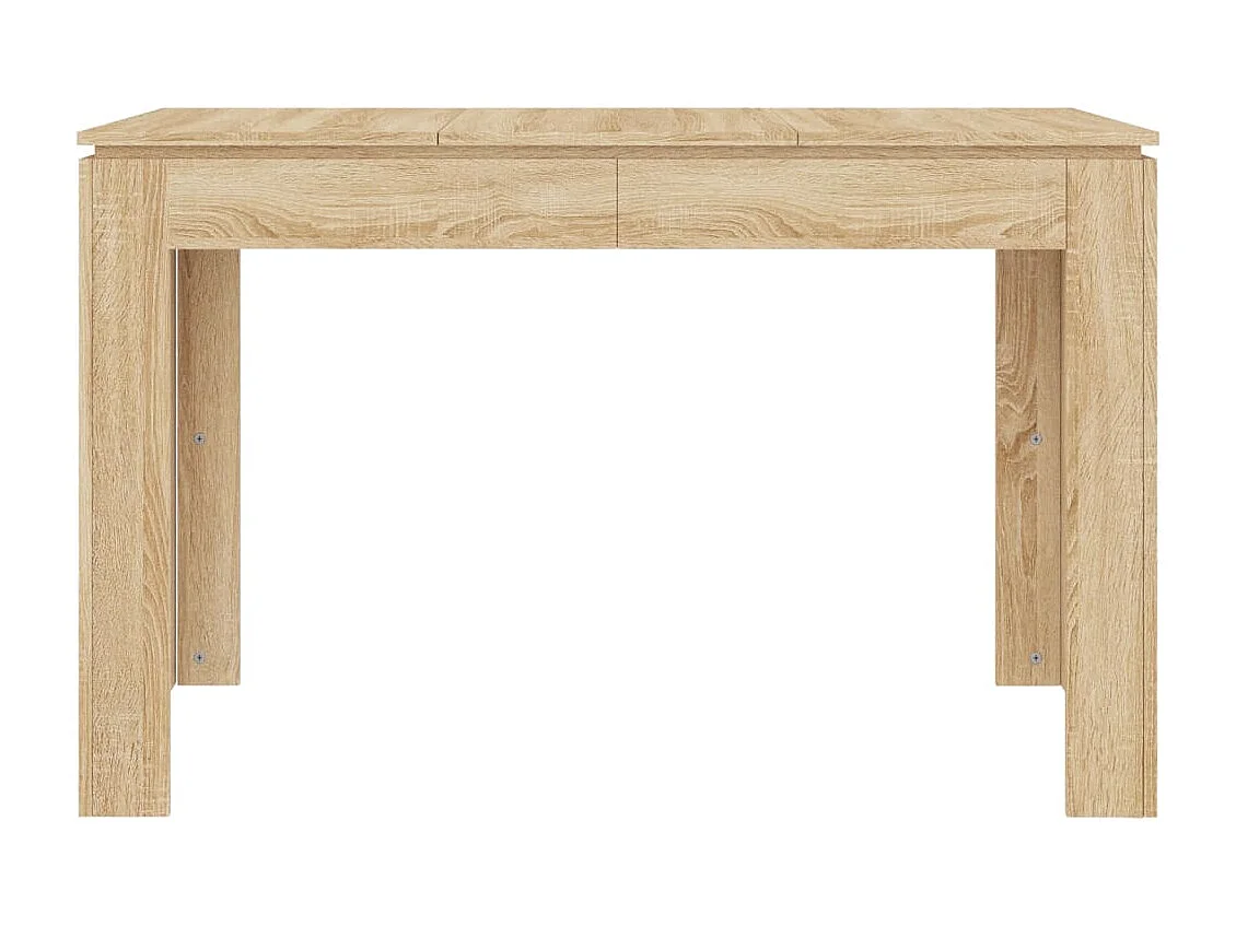 Mesa de jantar 120x60x76 cm contraplacado carvalho sonoma