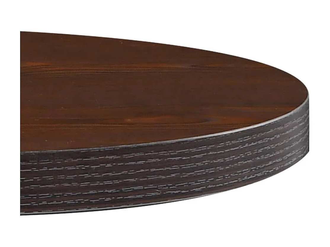 Table de bistro Marron foncé 60 cm MDF