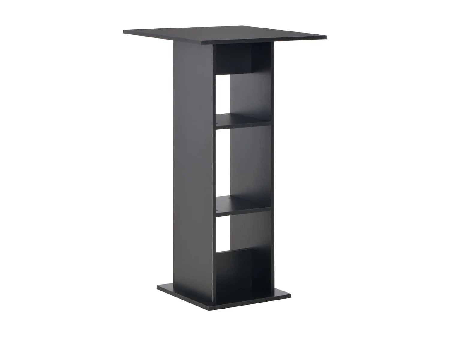 Tavolo da Bar Nero 60x60x110 cm