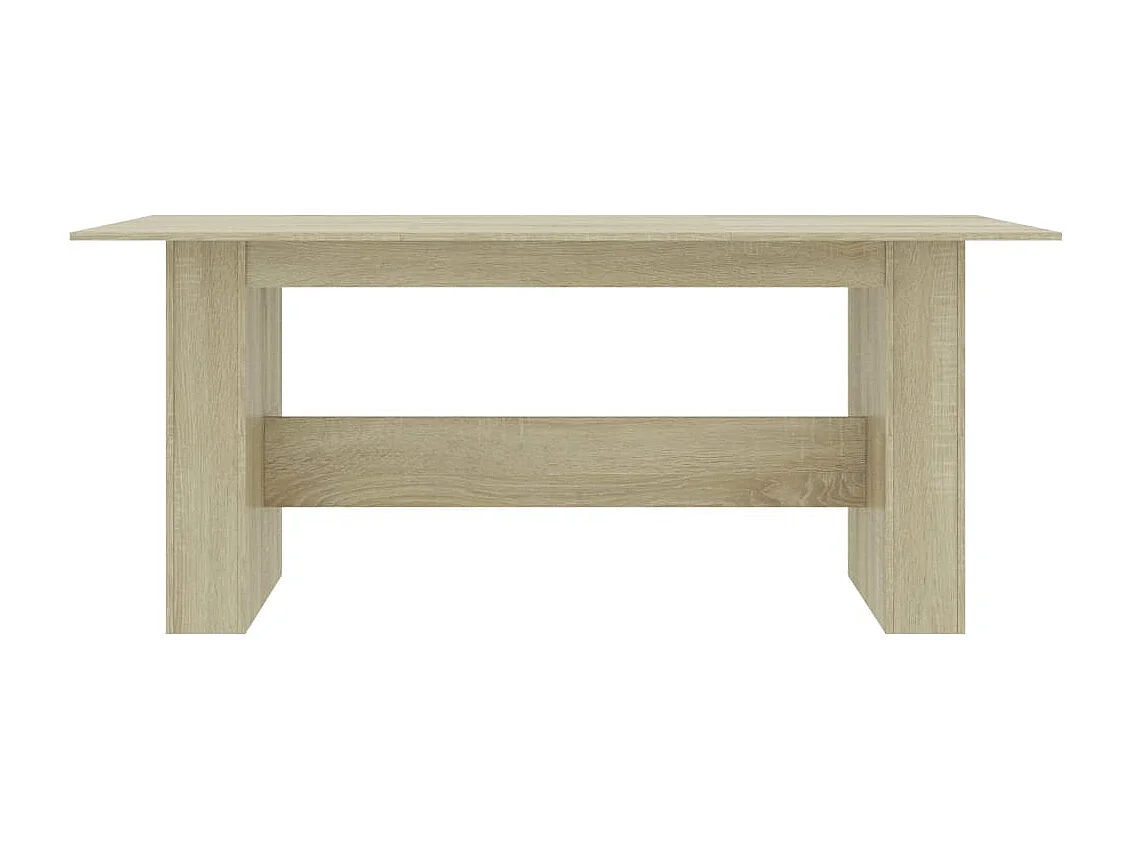 Mesa de jantar derivados de madeira carvalho sonoma