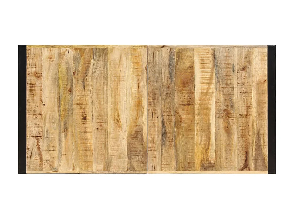 Tavolo da Pranzo 160x80x75 cm in Legno Massello di Mango