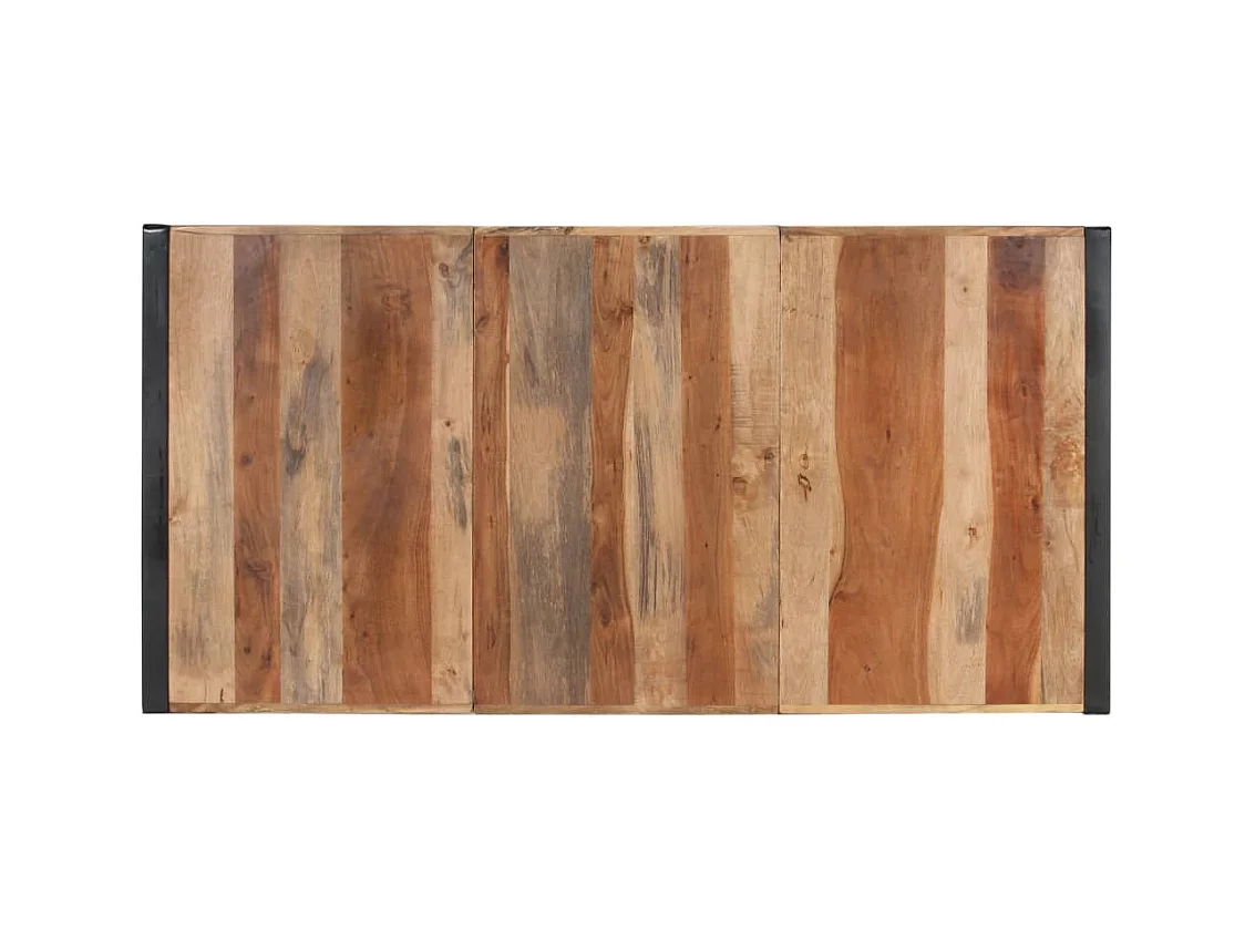 Eettafel 180x90x75 cm massief hout