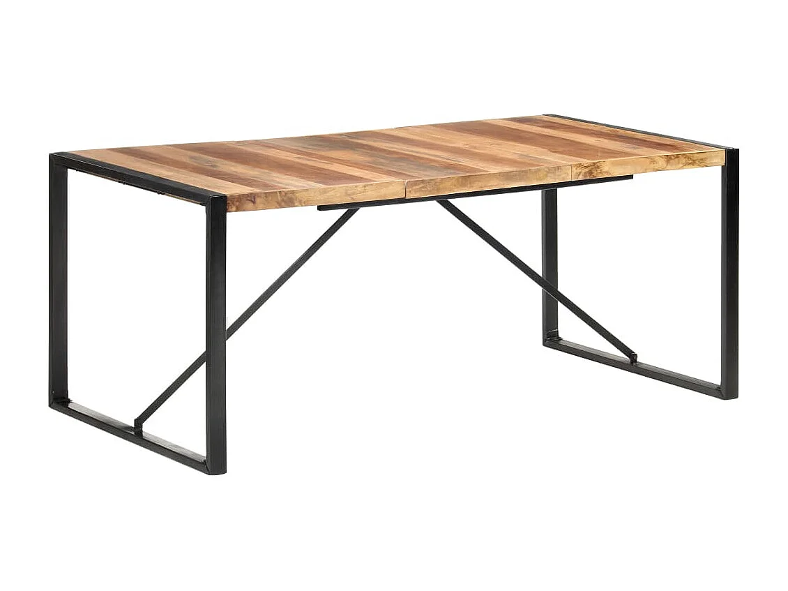 Tavolo da Pranzo 180x90x75 cm in Legno Massello