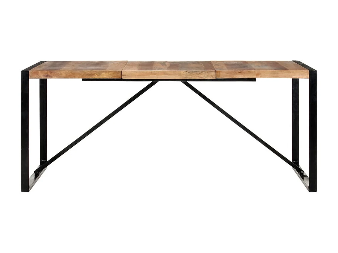 Tavolo da Pranzo 180x90x75 cm in Legno Massello