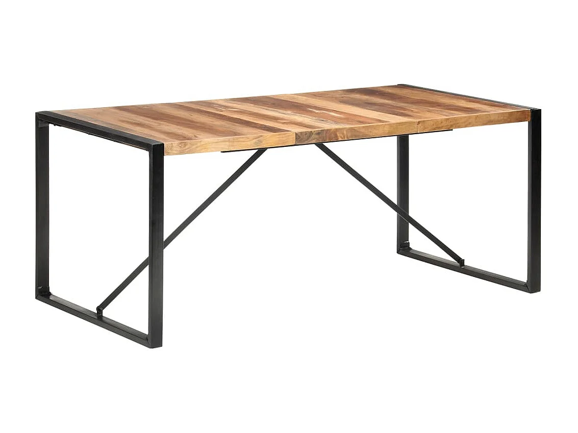 Tavolo da Pranzo 180x90x75 cm in Legno Massello