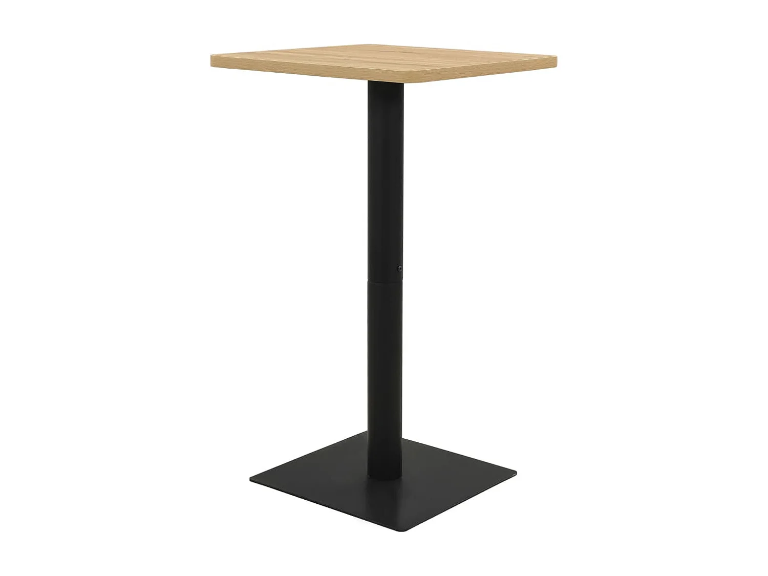 Mesa bistrô 70x70x107 cm cor carvalho