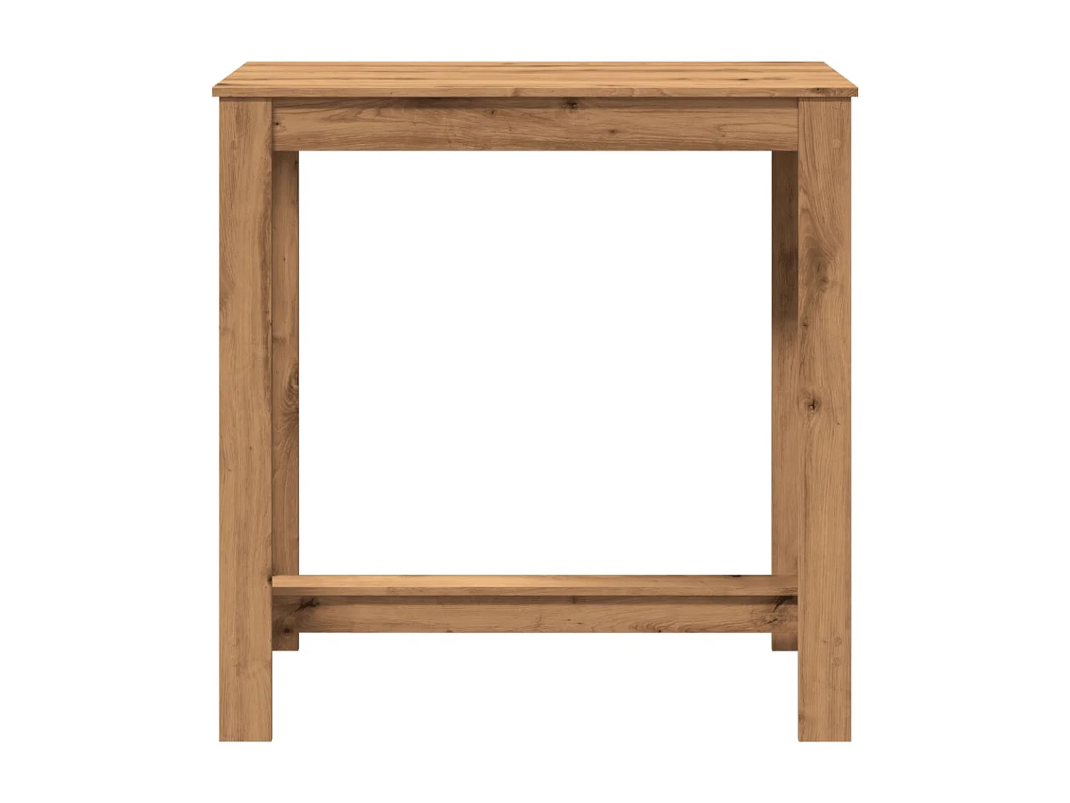 Bartafel 102x50x103,5 cm bewerkt hout artisanaal eikenkleurig