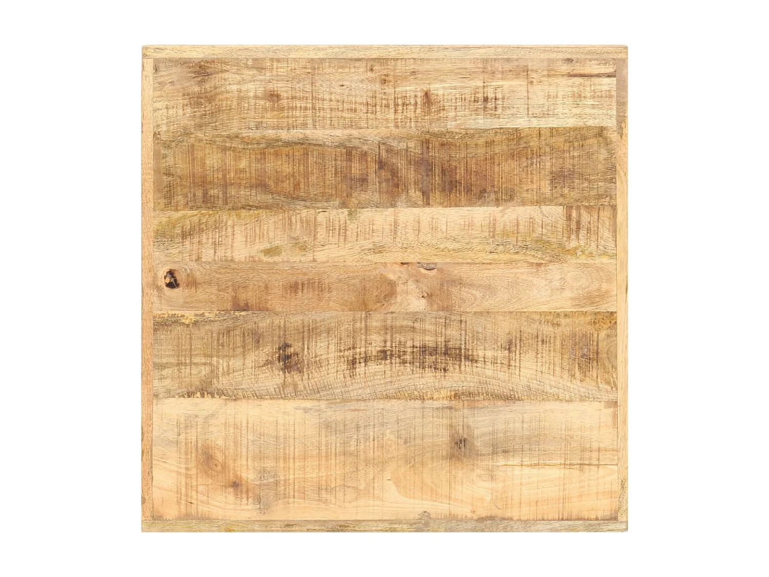 Table de bar 60x60x107 cm Bois de manguier brut
