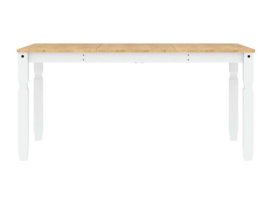 Tavolo da Pranzo Corona 160x80x75 cm in Legno Massello di Pino