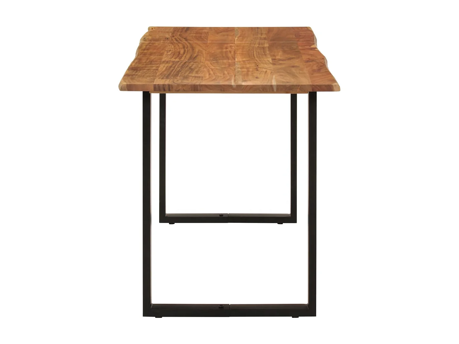 Tavolo da Pranzo 140x70x76 cm in Legno Massello di Acacia