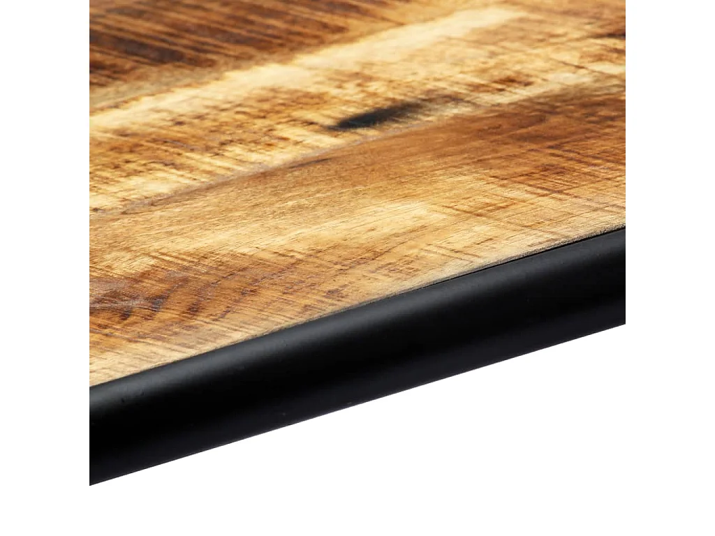 Table à manger 118x60x76 cm Bois de manguier massif brut