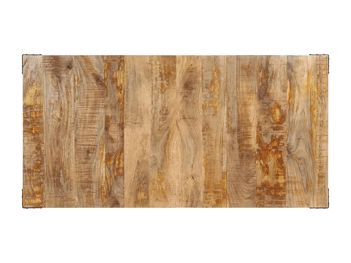Table à manger 160x80x75 cm bois de manguier massif