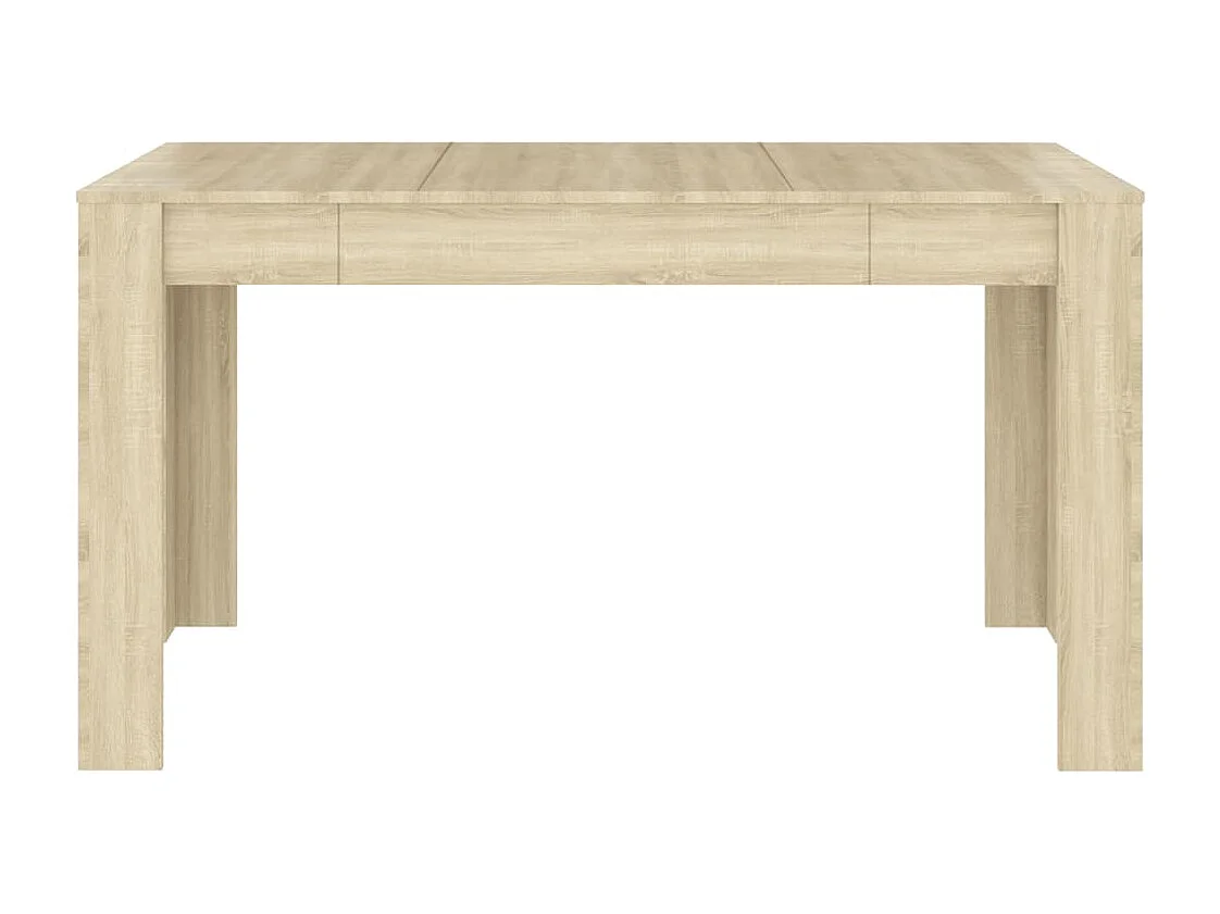 Eettafel 140x74,5x76 cm spaanplaat sonoma eikenkleurig