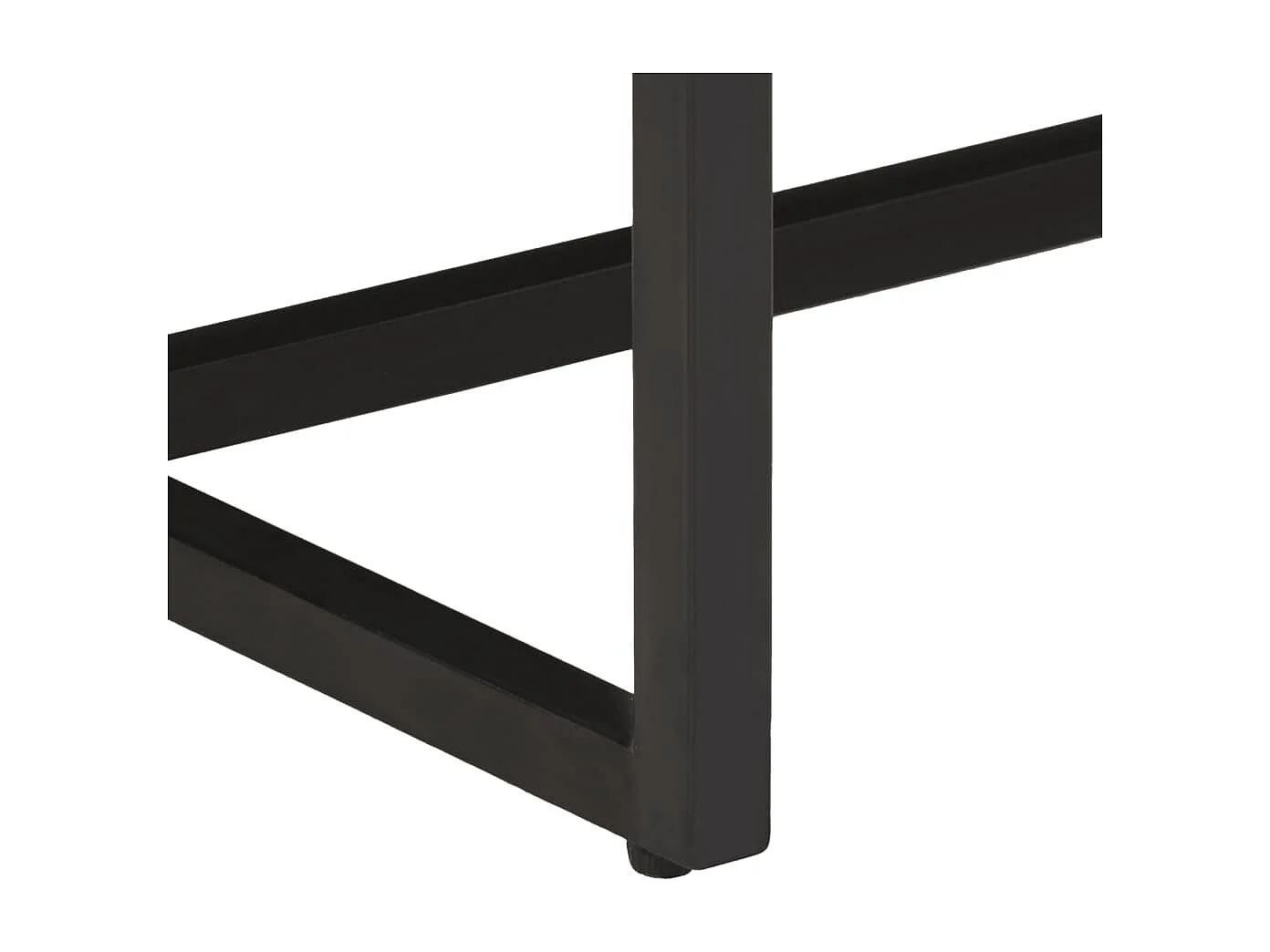 Table à manger 110x55x75 cm bois de manguier massif brut