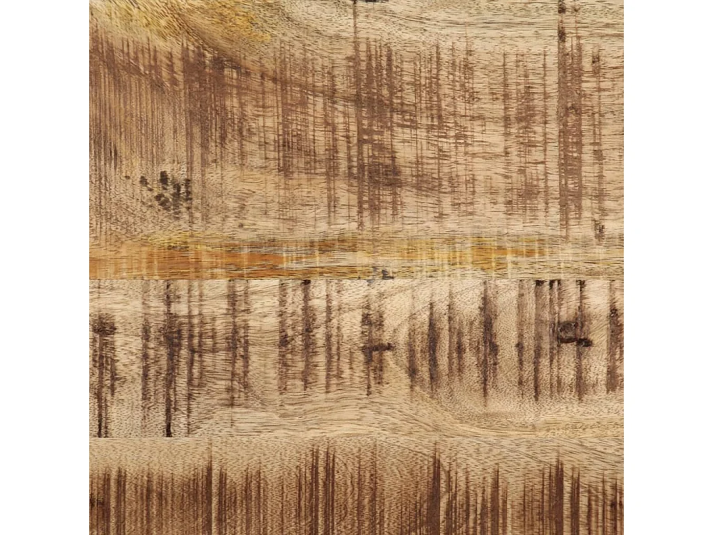 Table à manger 110x55x75 cm bois de manguier massif brut