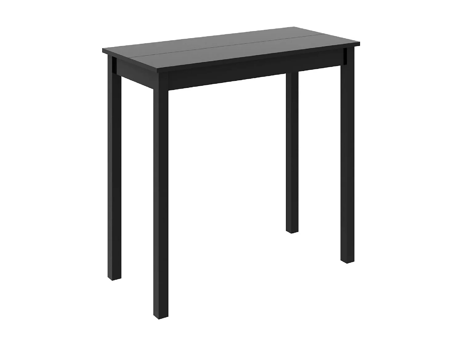 Tavolo da Bar in MDF Nero 115x55x107 cm
