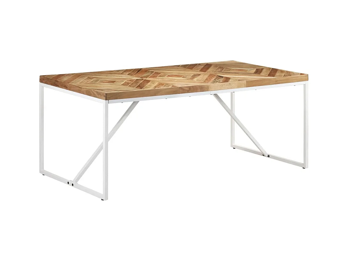 Esstisch 180x90x76 cm Akazie und Mango Massivholz