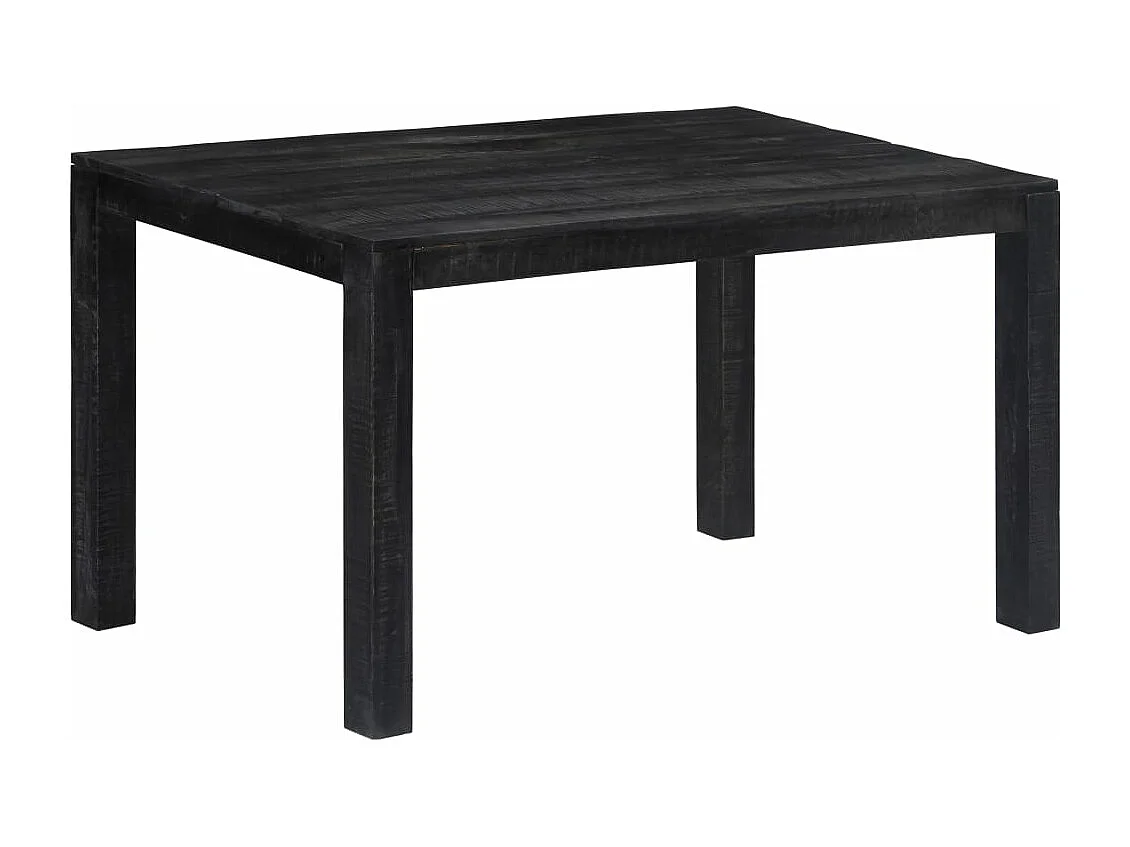 Esstisch Schwarz 140 x 80 x 76 cm Mango-Massivholz