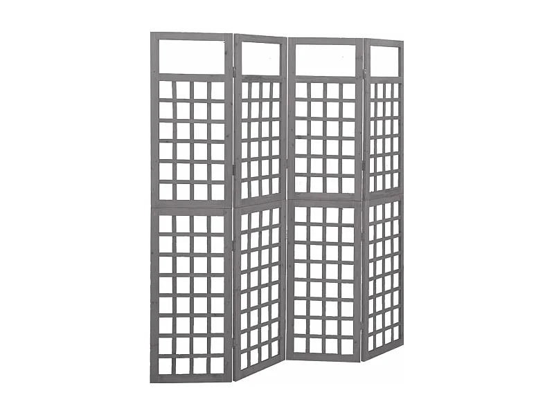 Tabique de 4 paneles/enrejado de madera maciza de abeto