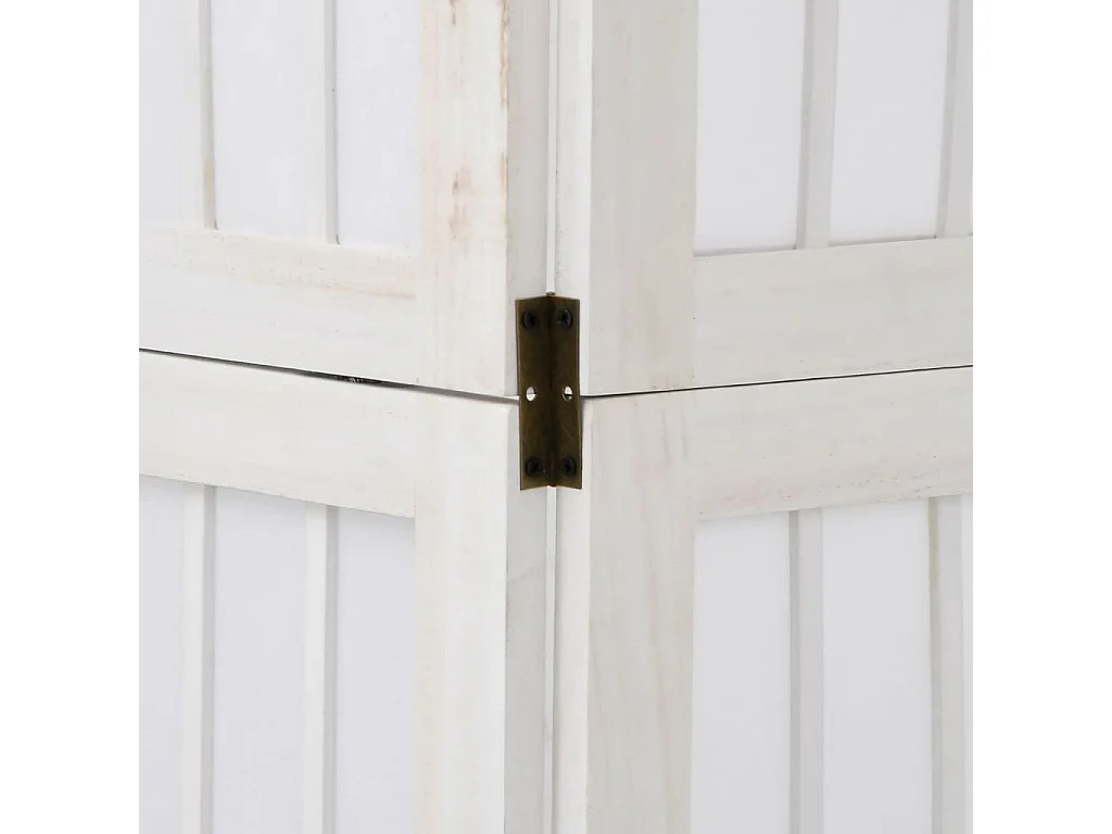 Tabique 3 paneles madera maciza de paulonia blanca