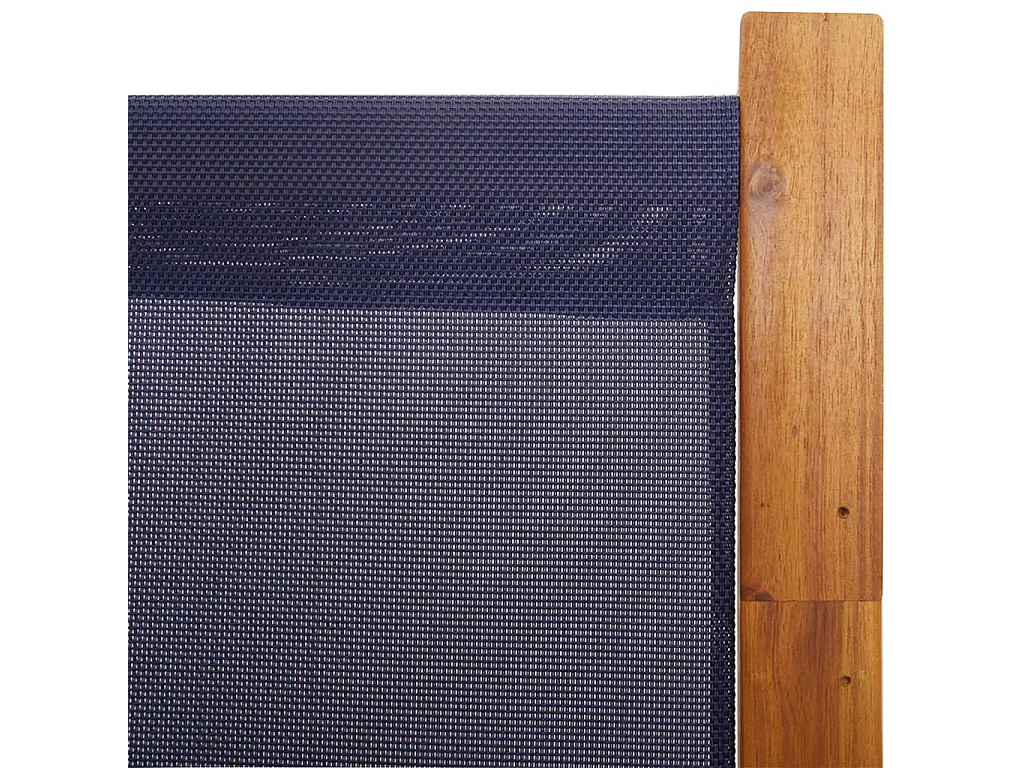 Parete divisoria 3 pannelli blu scuro 210x180 cm