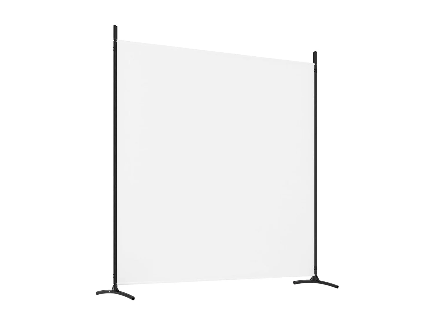 Parede divisória 4 painéis Branco 698x180 cm Tecido