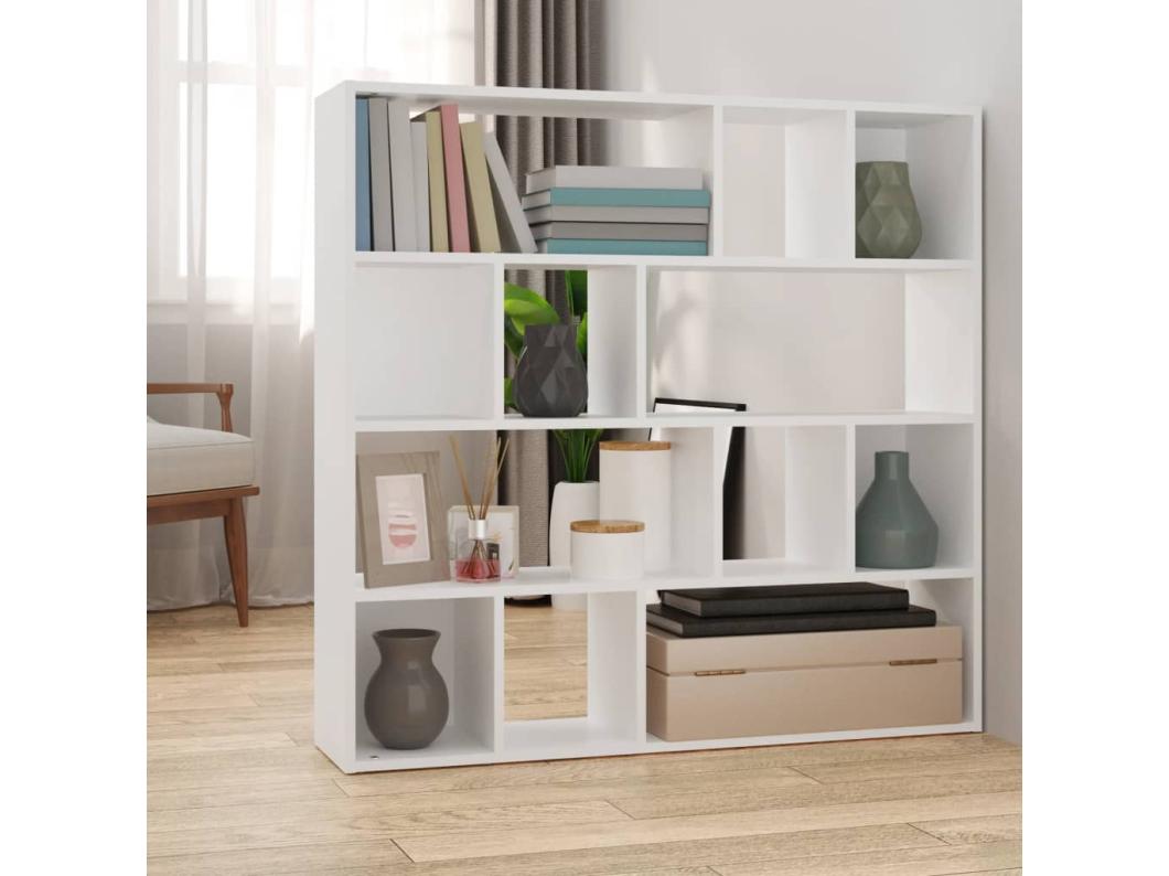 Boekenkast/Scheidswand Wit 105x24x102 cm