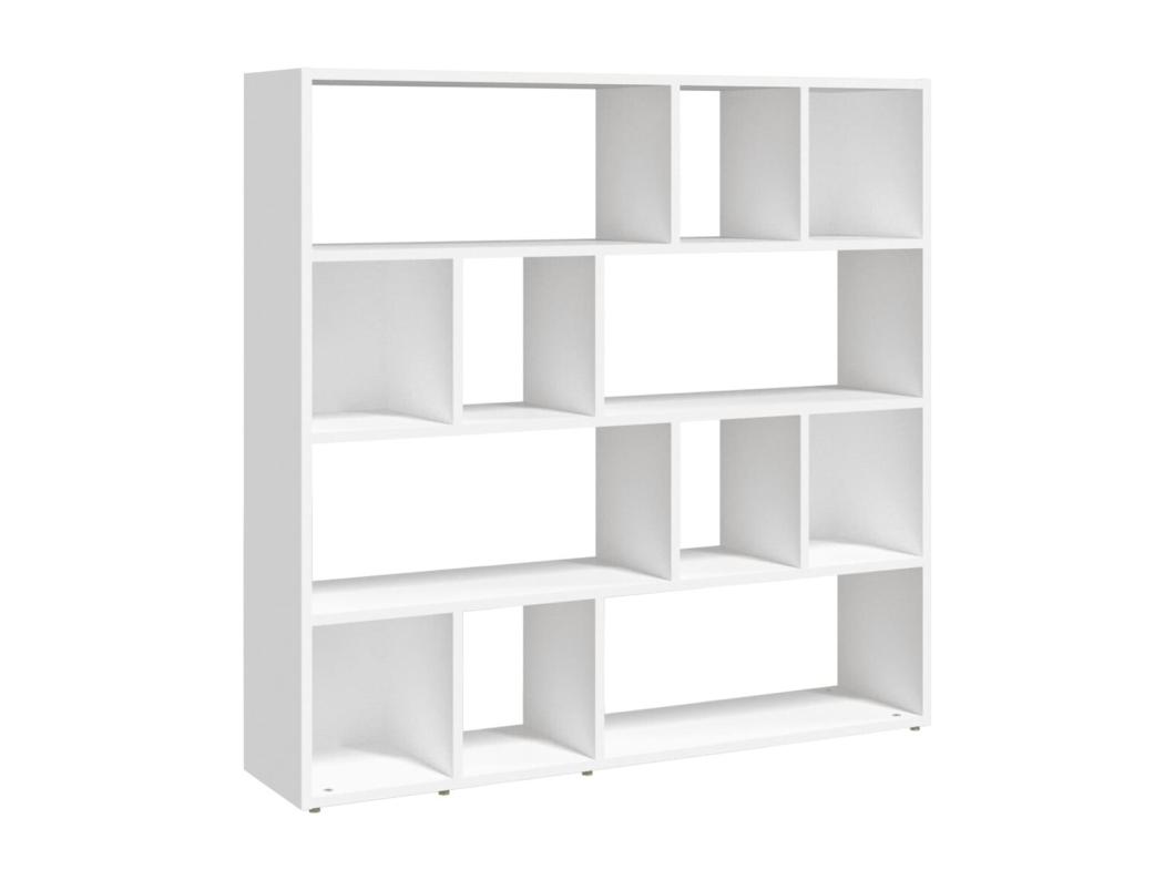 Bibliothèque/Cloison de séparation Blanc 105x24x102 cm
