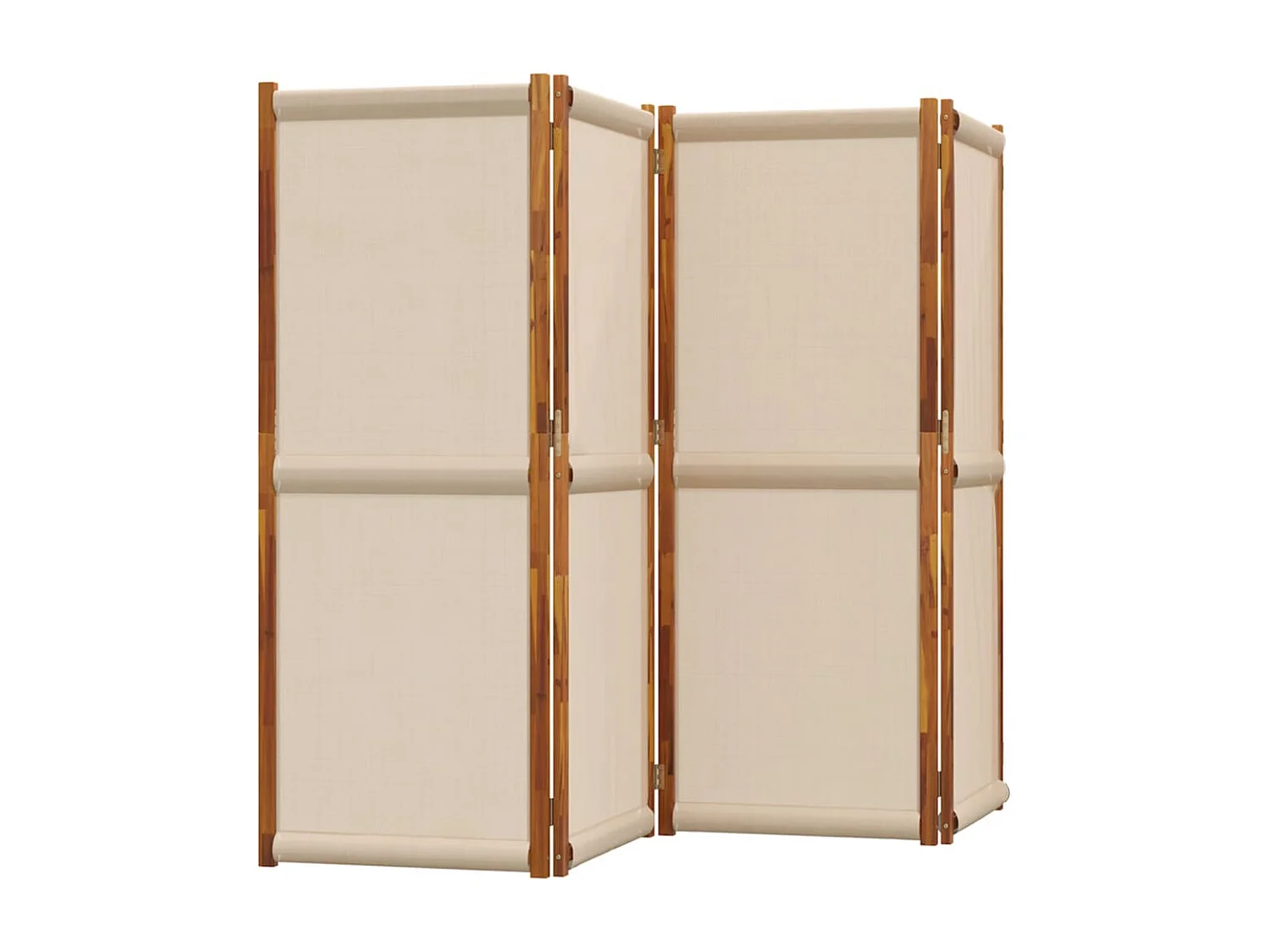 Parete divisoria 4 pannelli tortora 280x180 cm
