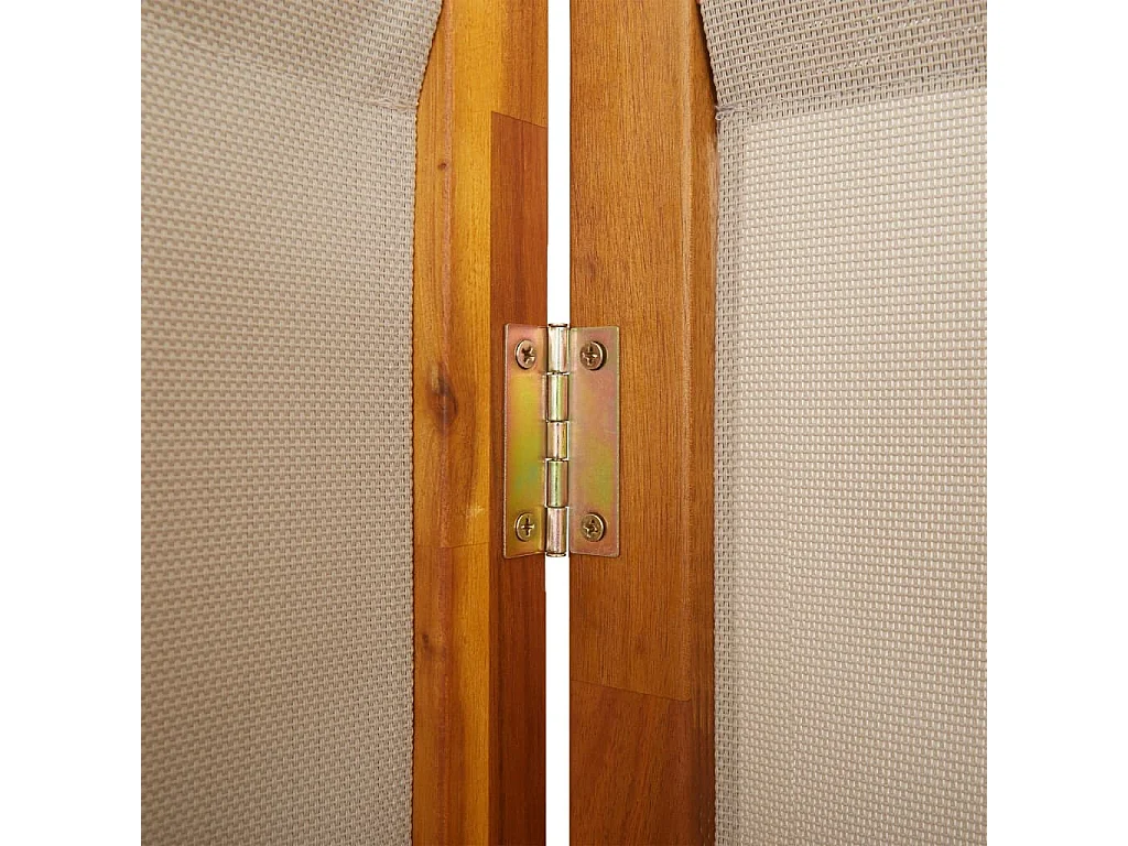 Parete divisoria 4 pannelli tortora 280x180 cm