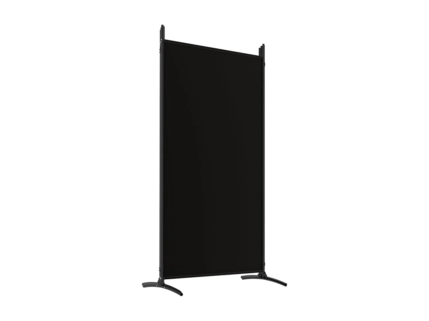 Cloison de séparation 5 panneaux Noir 433x180 cm Tissu