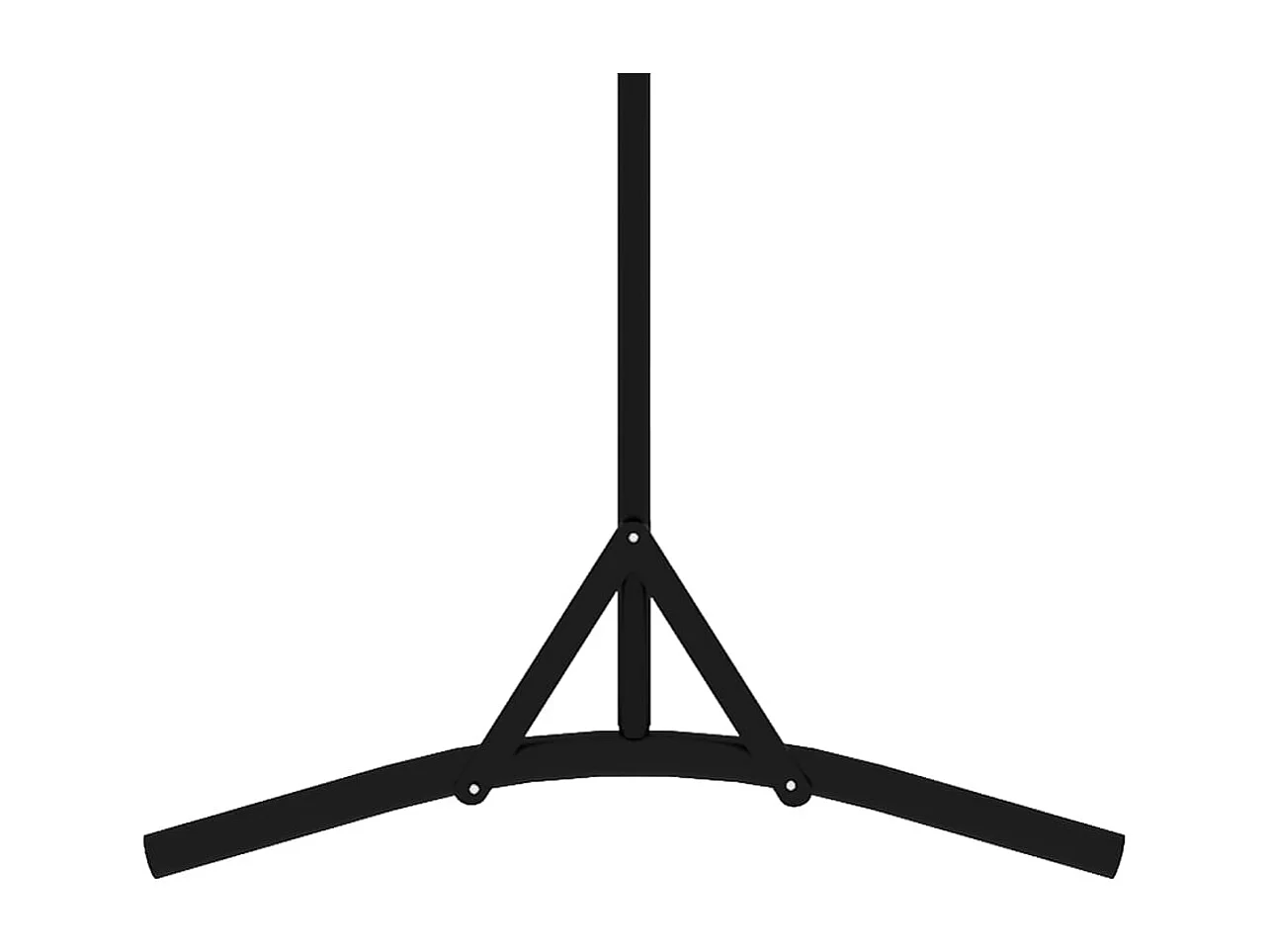 Parete divisoria in tessuto antracite 175x180 cm