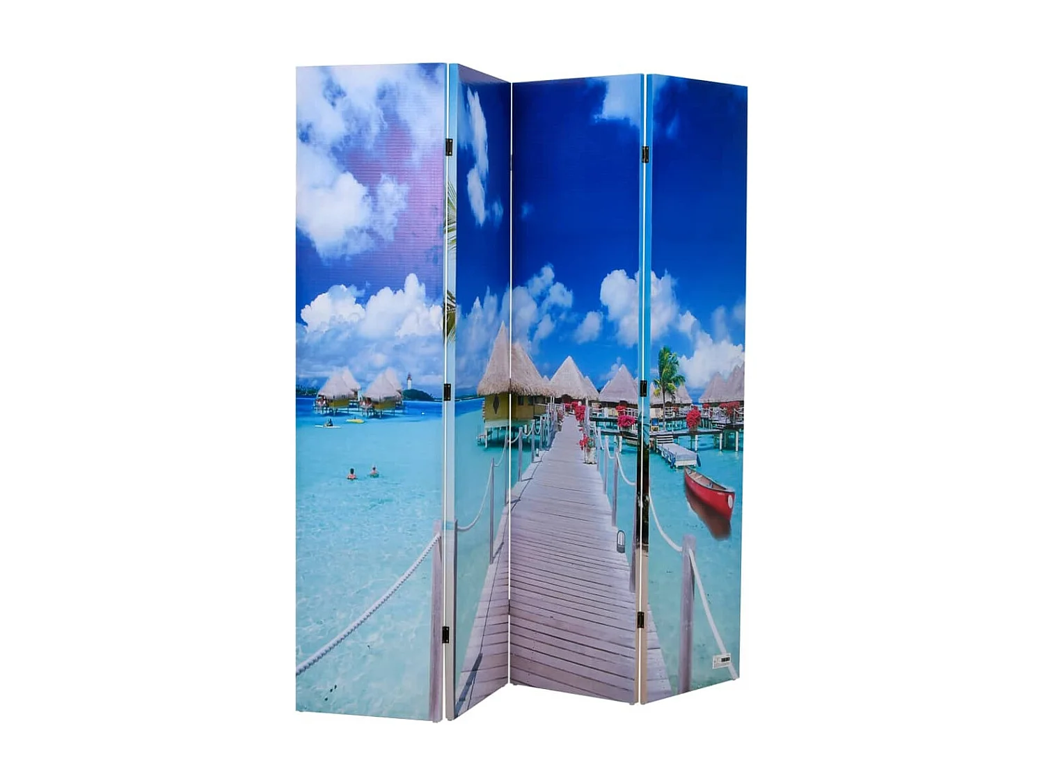 Cloison de séparation pliable 160 x 170 cm Plage