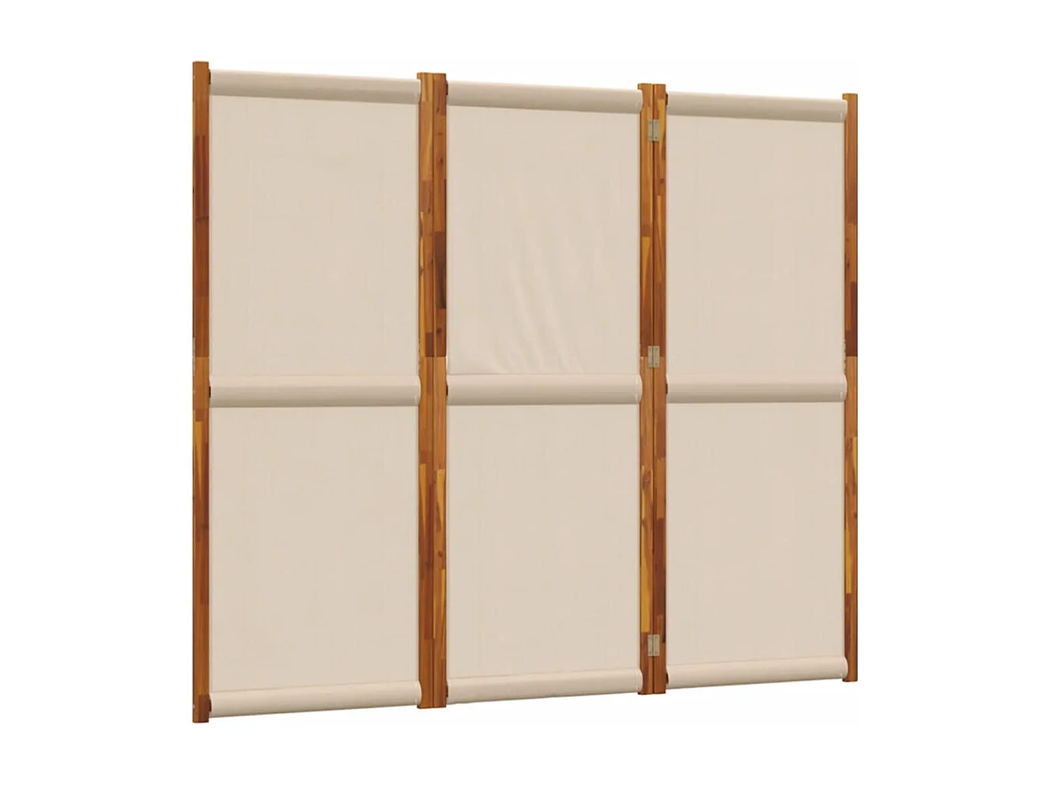 Parete divisoria 3 pannelli tortora 210x180 cm
