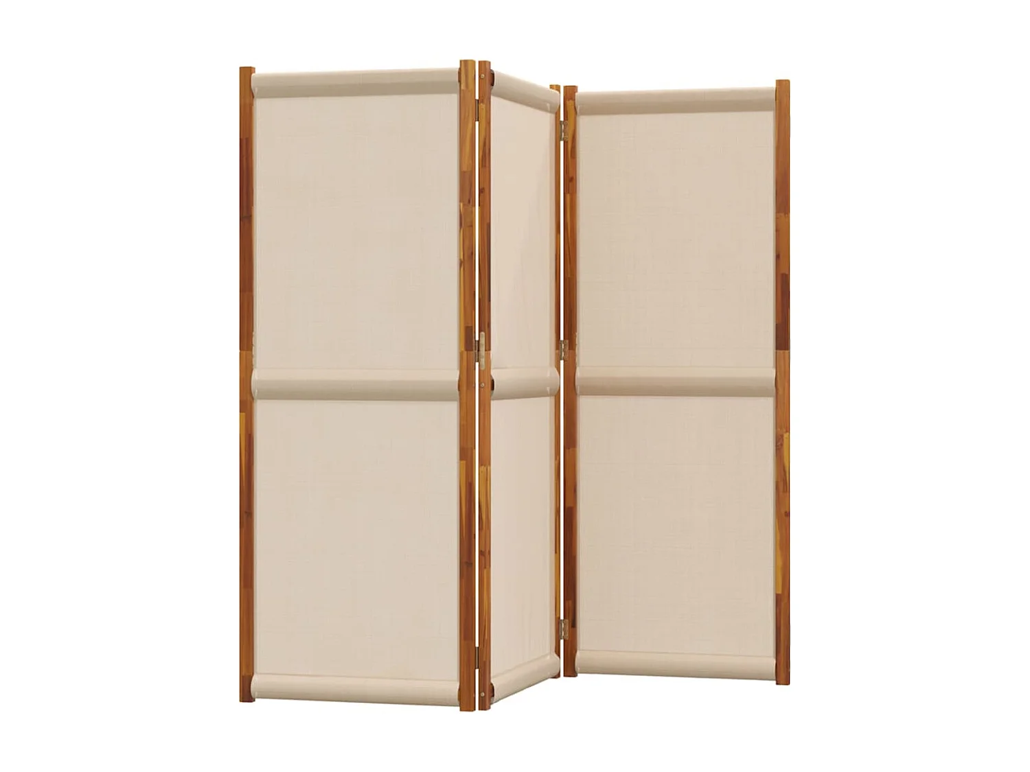 Parete divisoria 3 pannelli tortora 210x180 cm