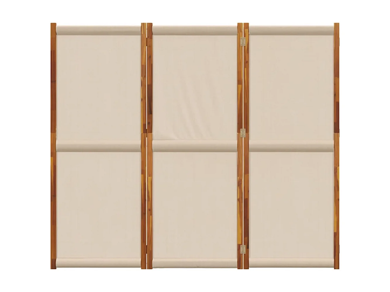 Parete divisoria 3 pannelli tortora 210x180 cm