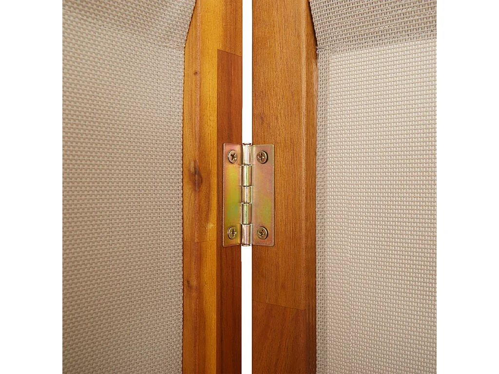 Parete divisoria 3 pannelli tortora 210x180 cm