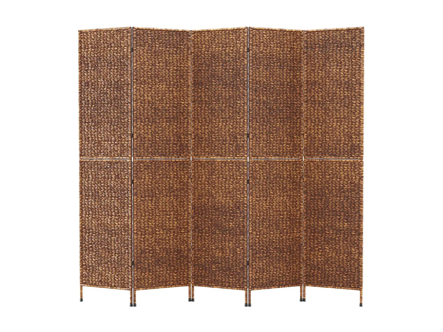 Waterhyacintbruine scheidingswand met 5 panelen