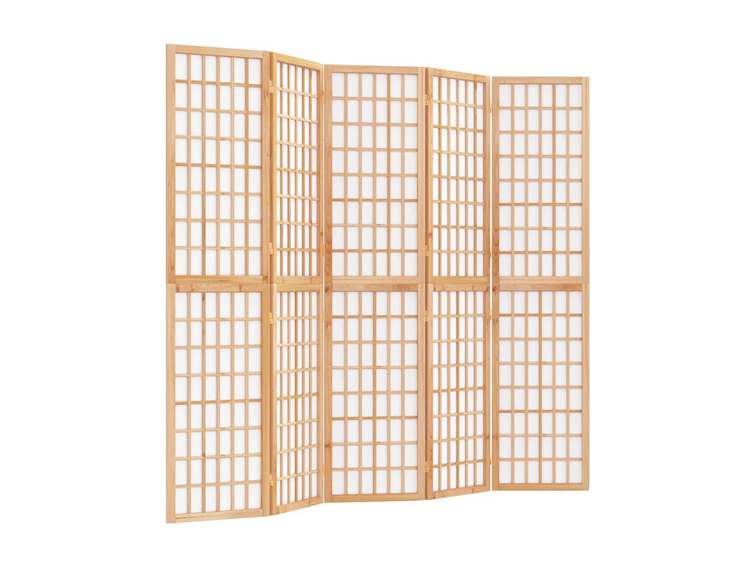 Opvouwbare scheidingswand 5 panelen 200x170 cm