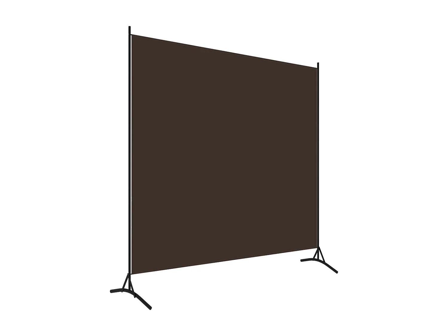 Divisória marrom em tecido 175x180 cm