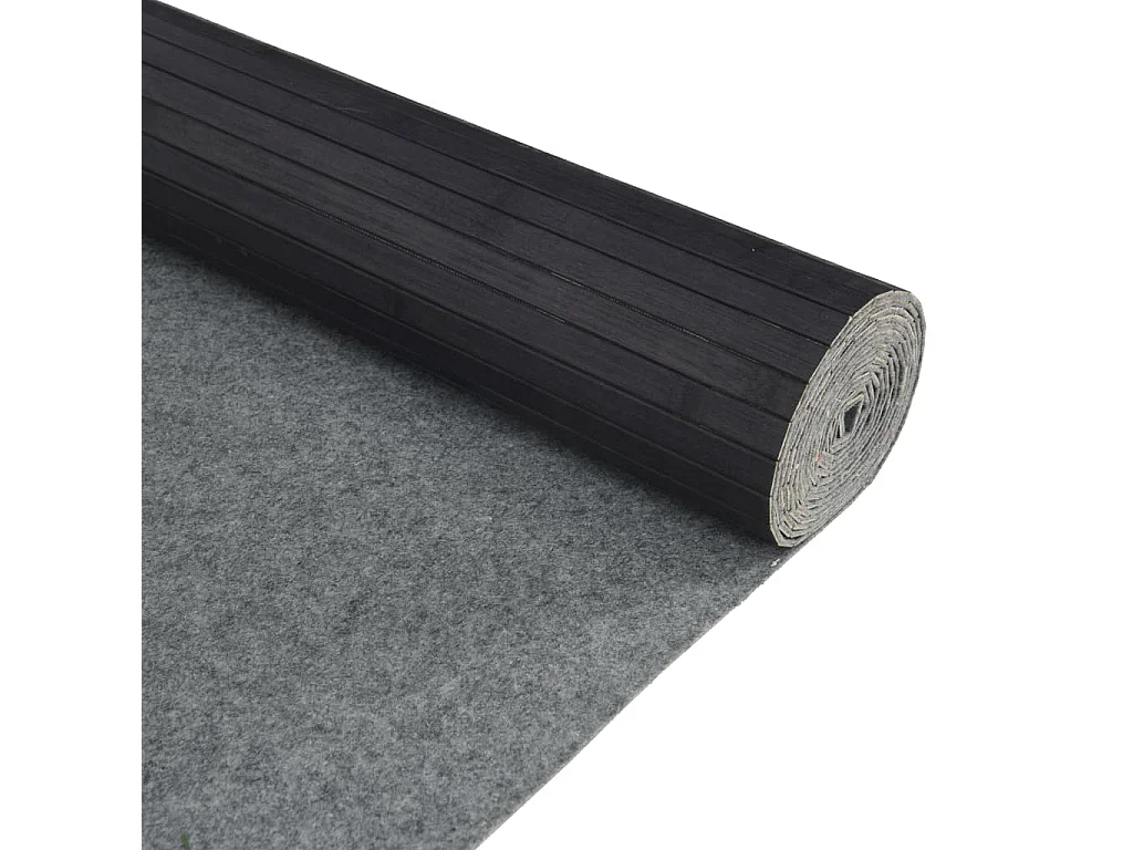 Cloison de séparation gris 165x800 cm bambou