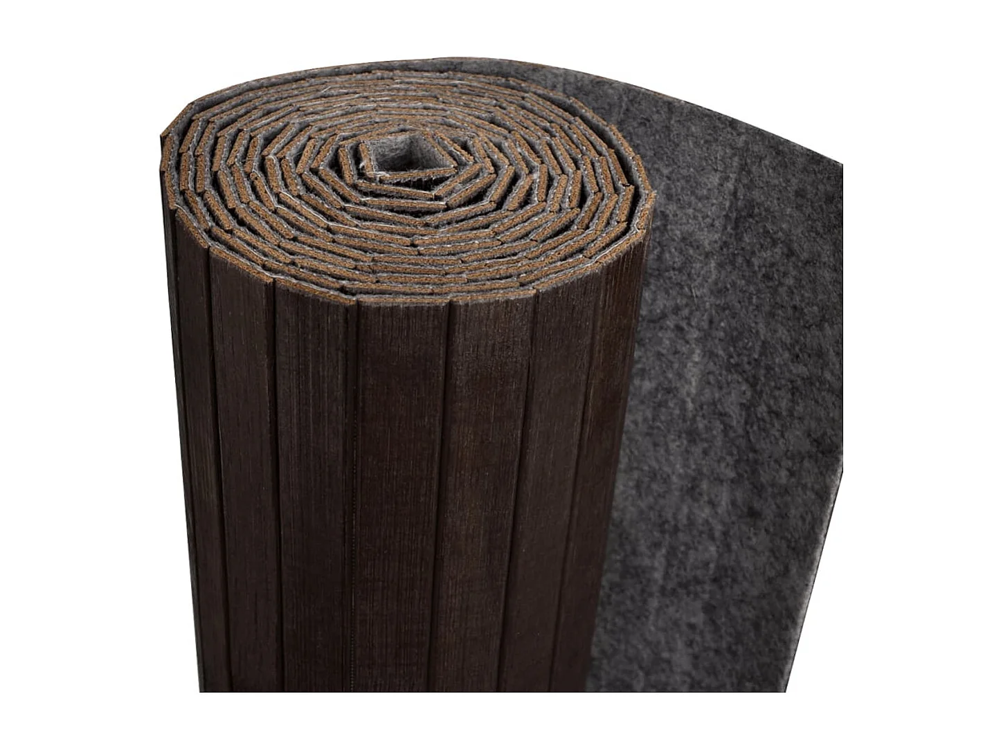 Parete divisoria in bambù marrone scuro 250 x 165 cm