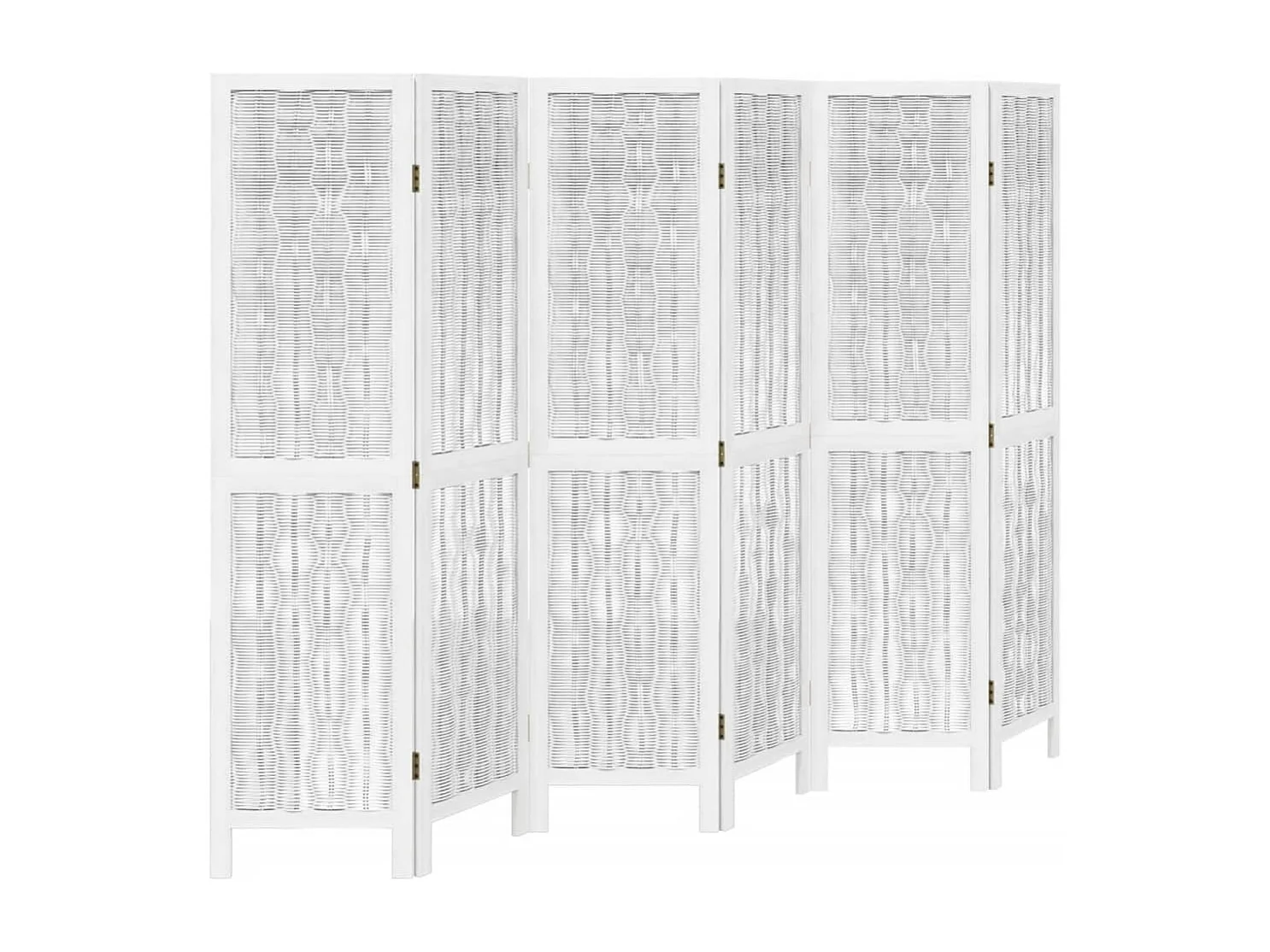 Tabique 6 paneles madera maciza de paulonia blanca