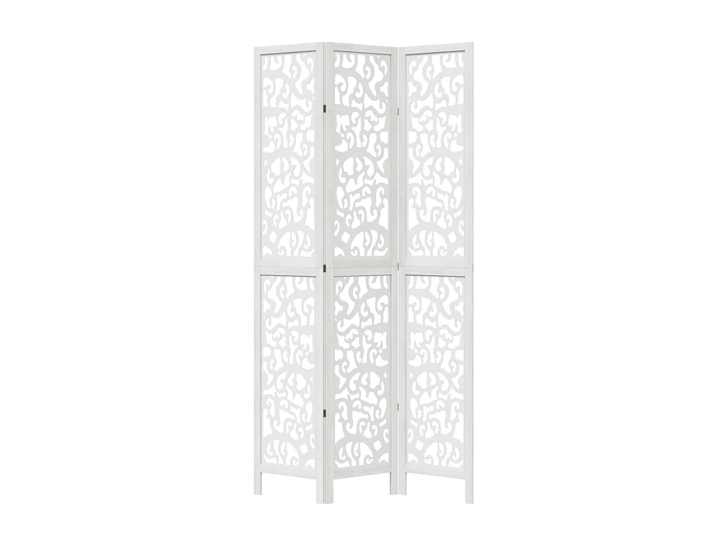 Tabique 3 paneles madera maciza de paulonia blanca