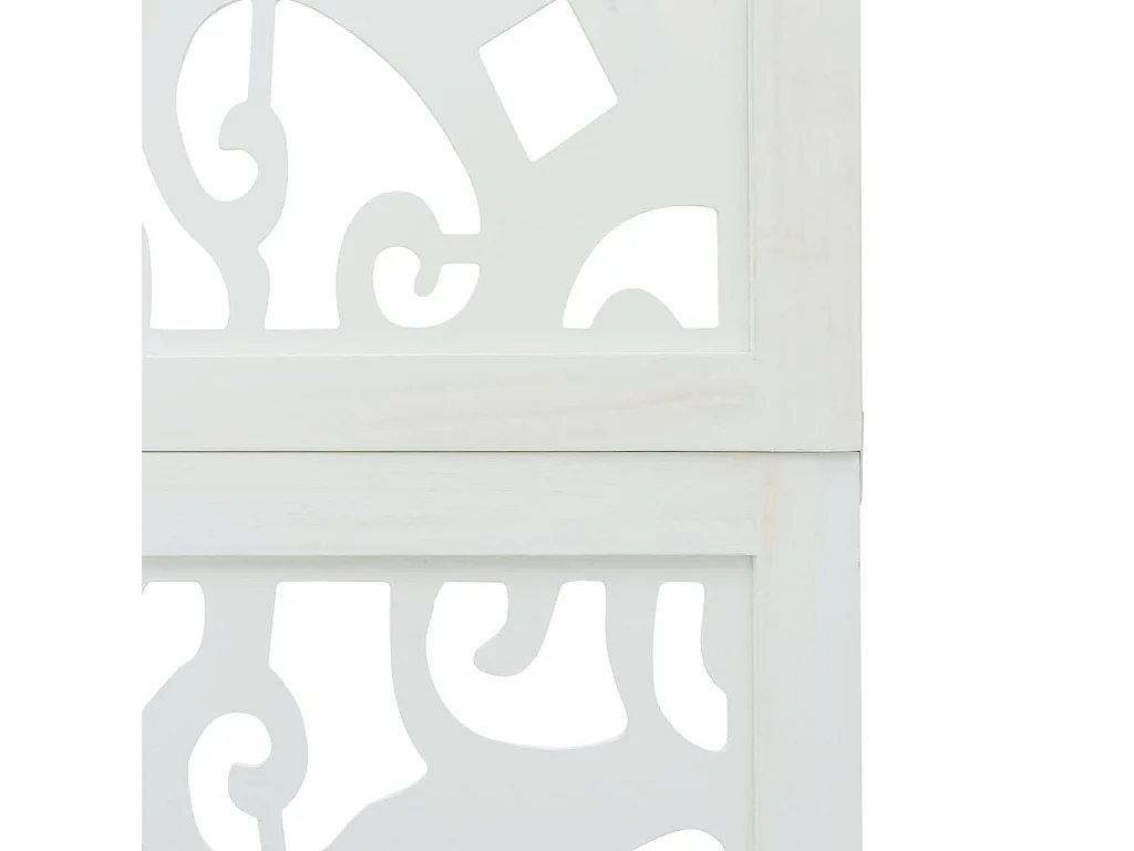 Tabique 3 paneles madera maciza de paulonia blanca