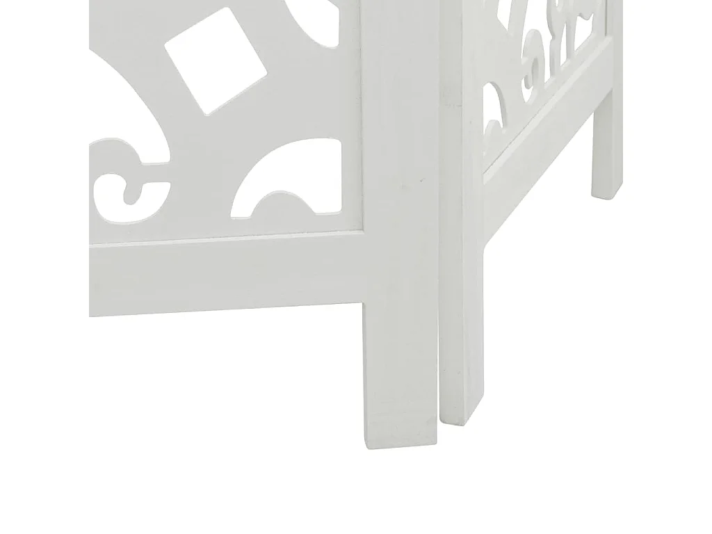 Tabique 3 paneles madera maciza de paulonia blanca