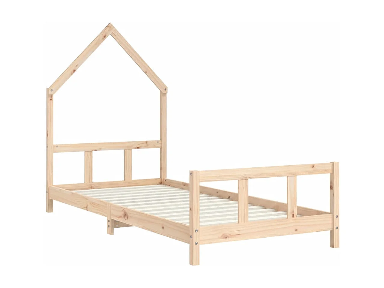 Cadre de lit pour enfants 90x200 cm bois de pin massif