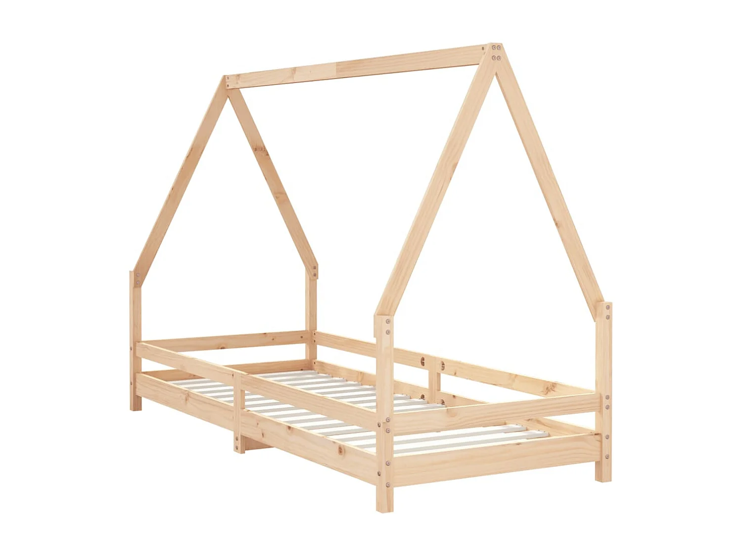 Cadre de lit pour enfants 80x200 cm bois de pin massif